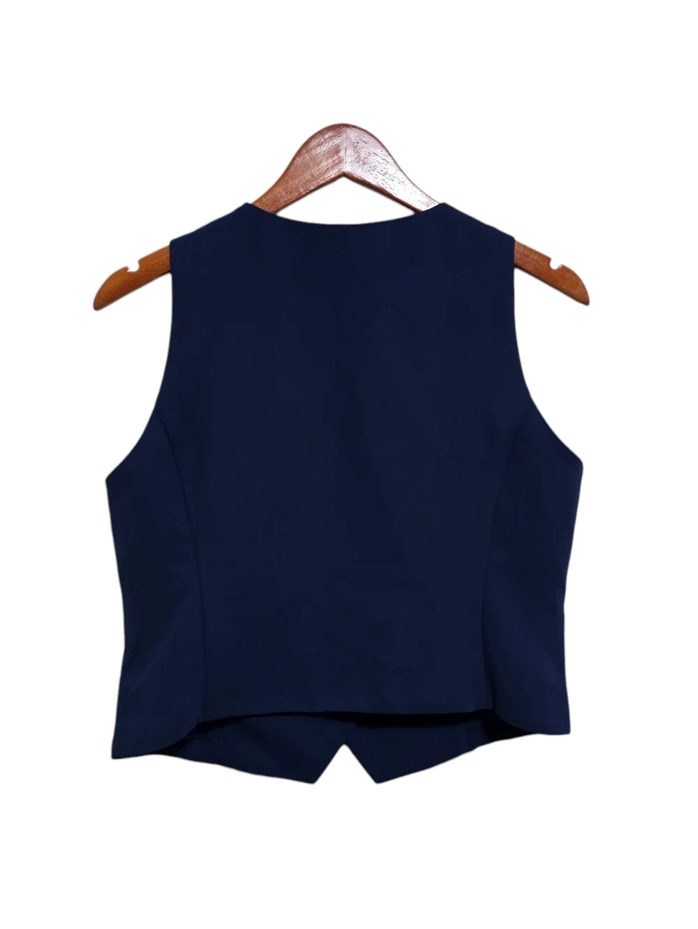 J. Crew Slim Fit Tuxedo Vest in City Crepe Marine Navy Size 6